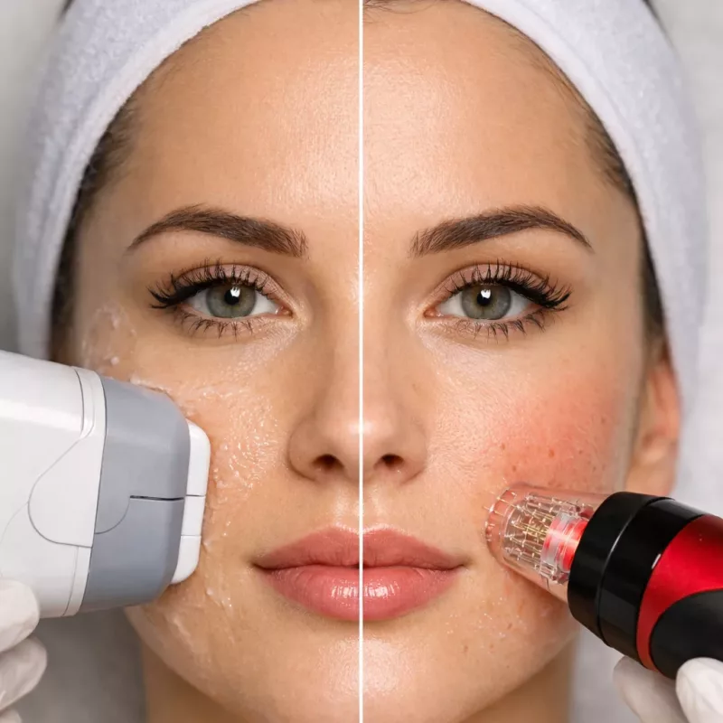 HIFU vs RF Microneedling treatment in Newmarket