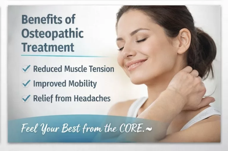 Osteopathy for Shoulder and Neck Pain, Benefits of Osteopathic Treatment