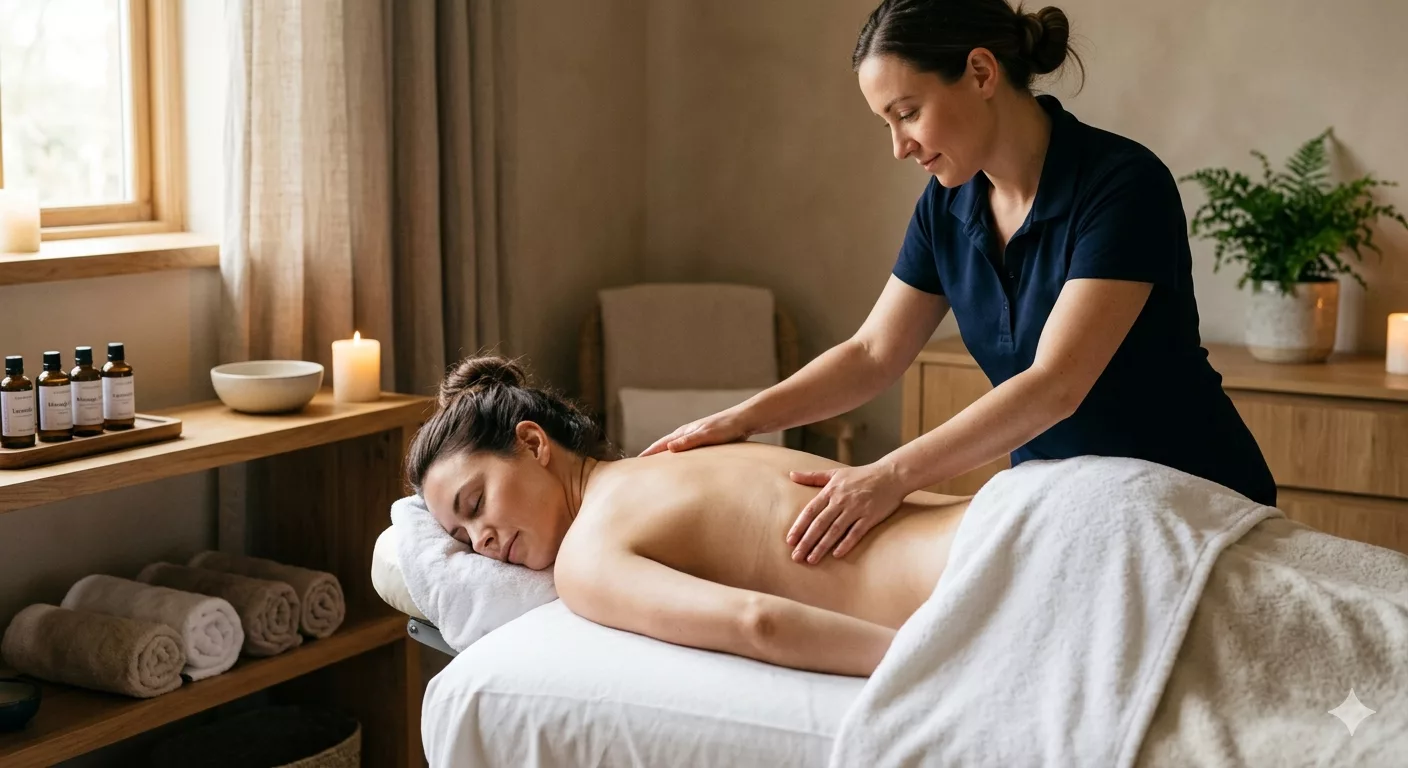 Deep tissue therapeutic massage for pain relief in Newmarket